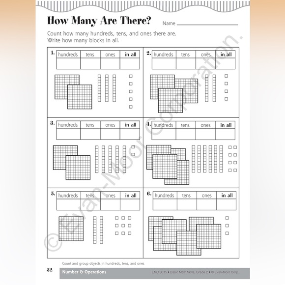 Evan Moor Math workbook bundle - Picture 9 of 16